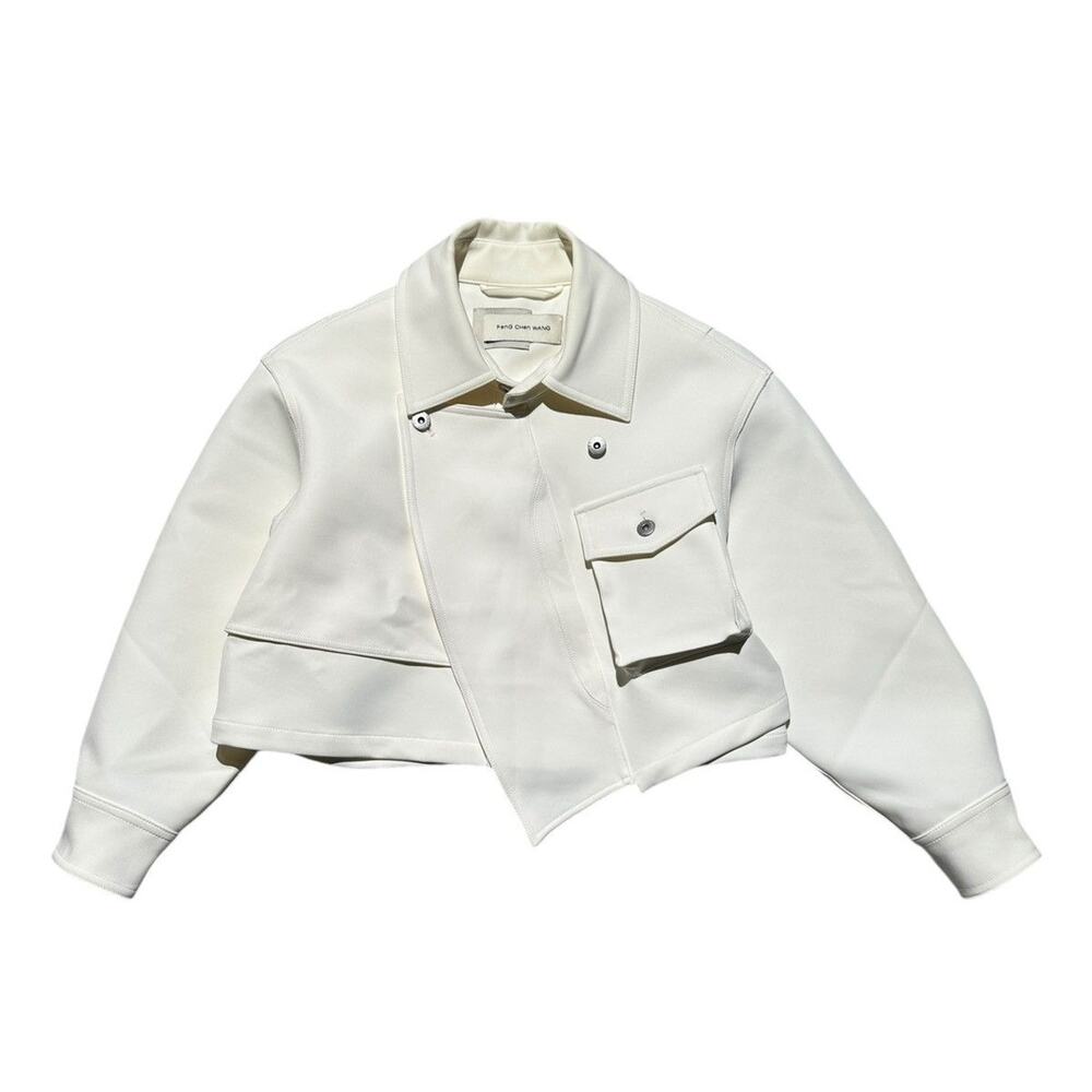 Cropped paneled jacket - Picture 2 of 7